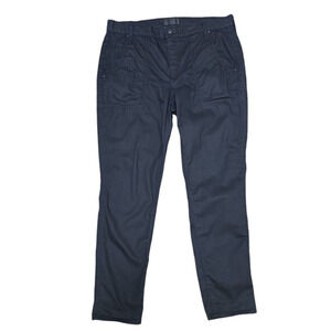Vince Womens Black High‎ Rise Cropped Utility Pants Womens Size 29